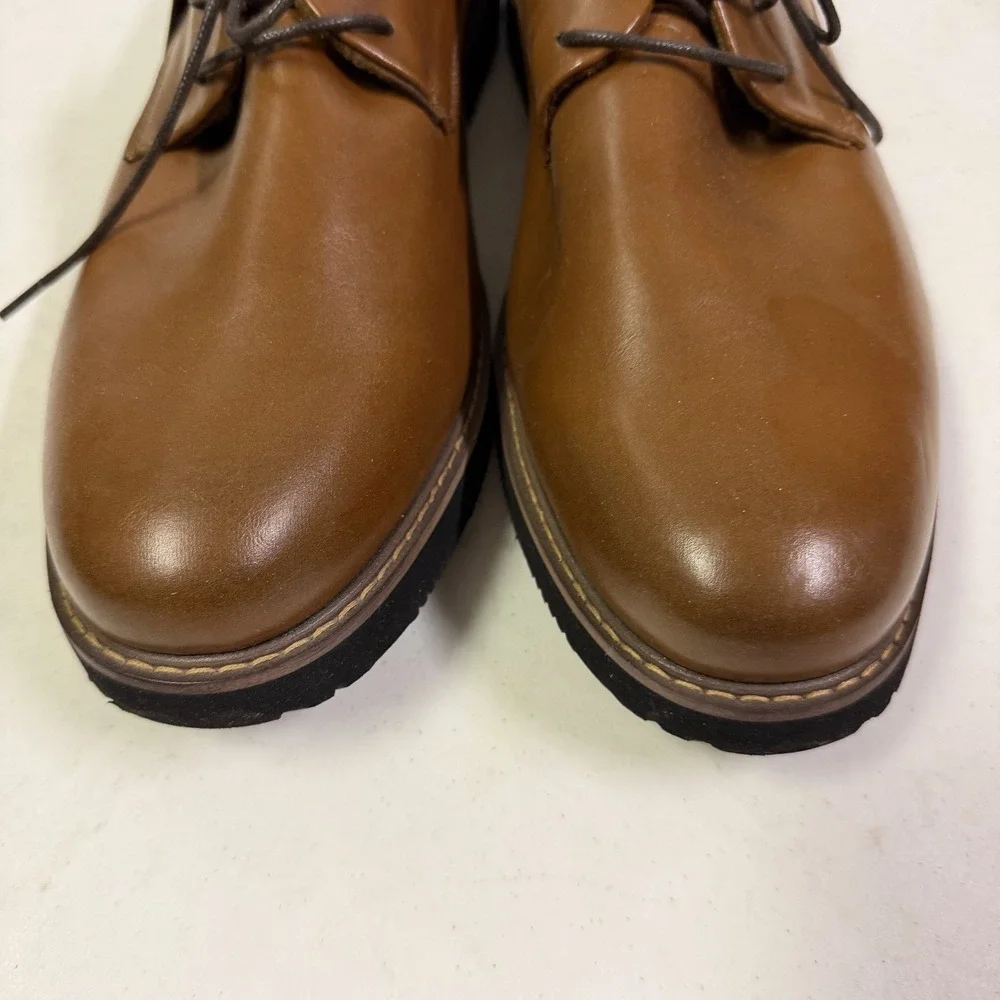 NEW Deer Stags Walkmaster SUPRO 2.0 Mens Brown Dress Shoes US 14M Lace Up Oxford